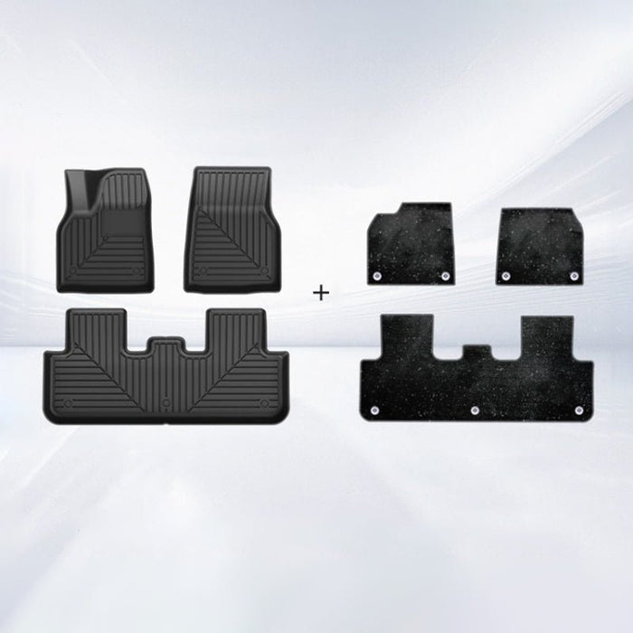 TPE Mats + Starry-Sky Carpet (Black) / Only for Left-Hand Drive (LHD)