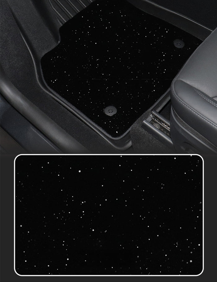 TESERY TPE+Carpet Double Layer Floor Mats for Model Y Juniper