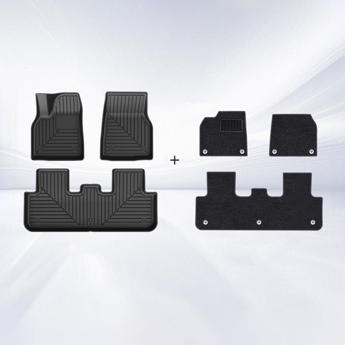 TPE Mats + Wear-Resistant Carpet (Black) / Only for Left-Hand Drive (LHD)