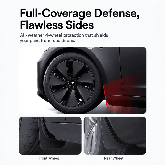 TESERY TPE+PP Mud Flaps for Model 3 Highland - Tesery Official Store