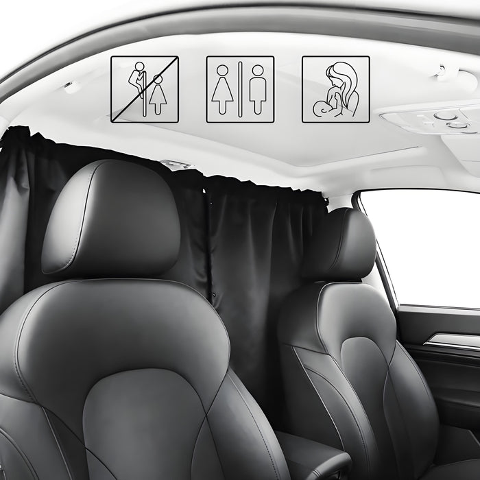 Rear Privacy Divider Curtain for Tesla Model 3/Y/S/X - Tesery Official Store