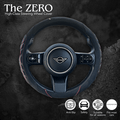 The Zero Premium Leather Car Steering Wheel Cover - Durable, Anti Slip, Skid, Wear Resistant, 37cm