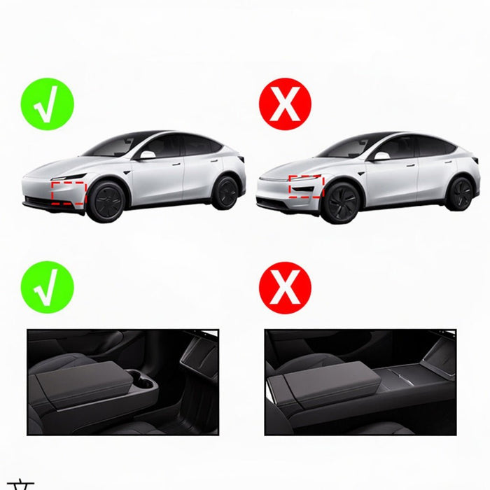 TPE Armrest Box Hidden Storage Tray for Model Y Standard - Tesery Official Store