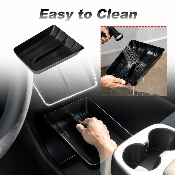 TPE Center Console Lower Storage Tray for Model Y Standard 2026+ - Tesery Official Store