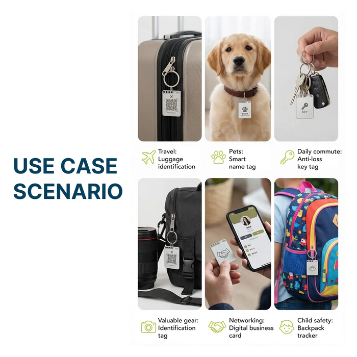 TracePix - Color E-Ink Smart Tracker Card Keychain | One-Tap Photo Swap via App x Global Tracking (iOS Only) *Pre-Order Exclusive Discount*
