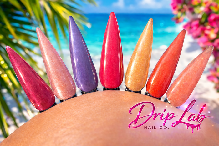 Nail Acrylics Powders - Paradise Punch Collection - Drip Lab Nail Co.
