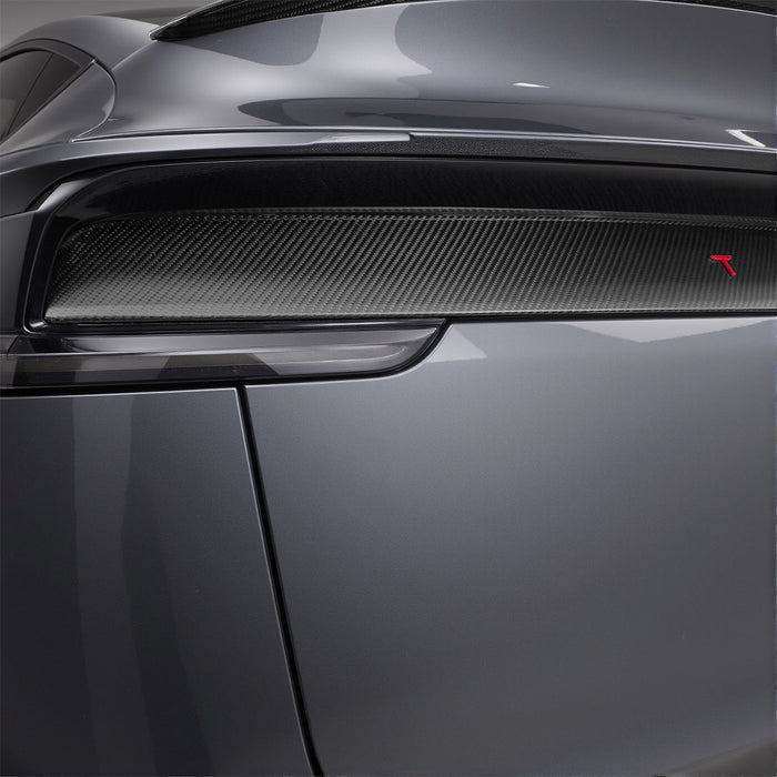 Trunk Tailgate Applique for Tesla Model Y Juniper - Real Dry Molded Carbon Fiber - Tesery Official Store