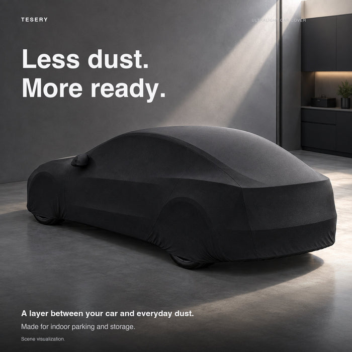 Ultralight Car Cover for Model 3/Y/X/S | Indoor & Outdoor | UV Protection | Stretchable - Tesery Official Store