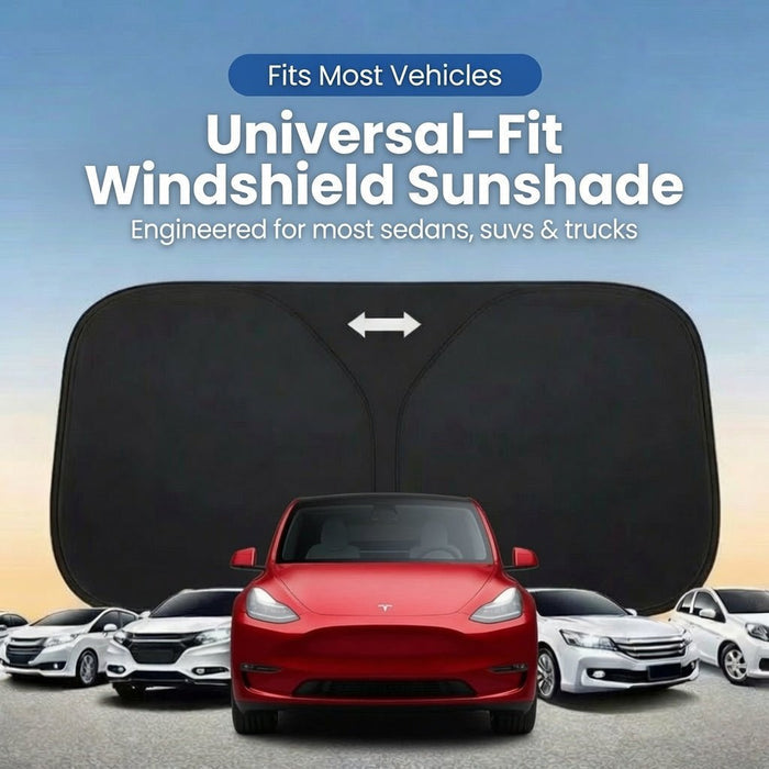 Universal Fit Windshield Sun Shade for Sedans & SUVs & Trucks - Tesery Official Store