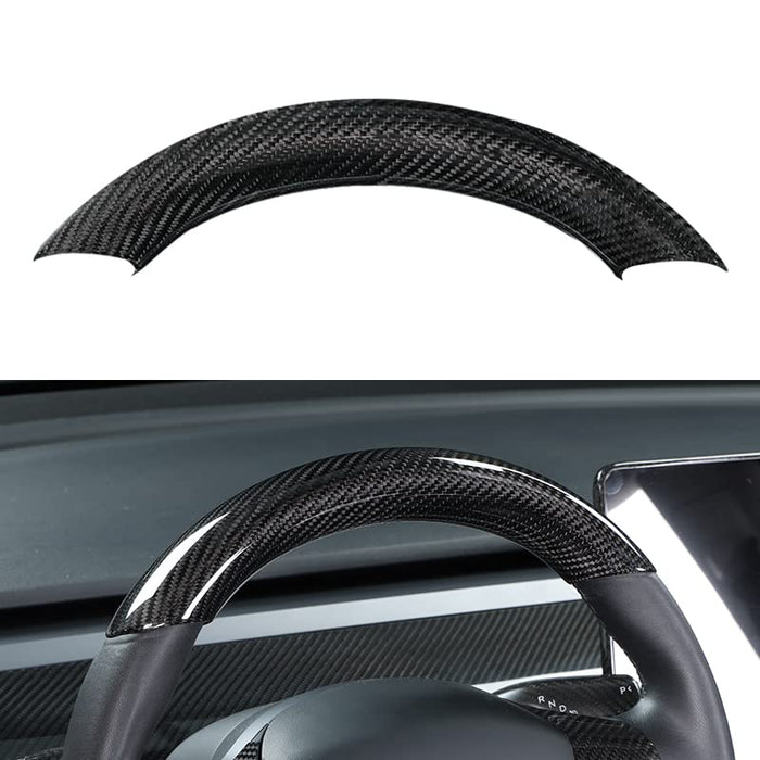 Model 3 2017-2023.10 & Model Y 2020-2025.03 / Glossy carbon fiber / Upper ( 1 PC )