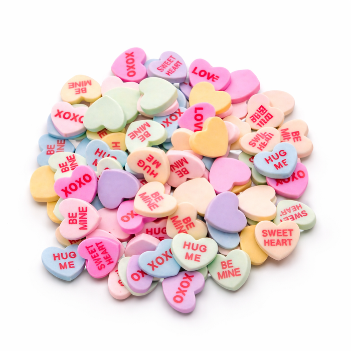 Valentines Nail Charms - Must try our Heart Shaped Conversation Charms - Drip Lab Nail Co.