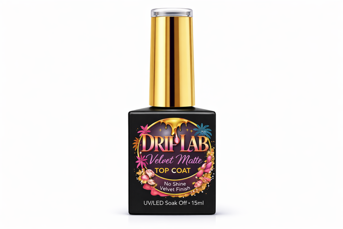 🖤 Velvet Matte No-Wipe Top Coat - Drip Lab Nail Co.