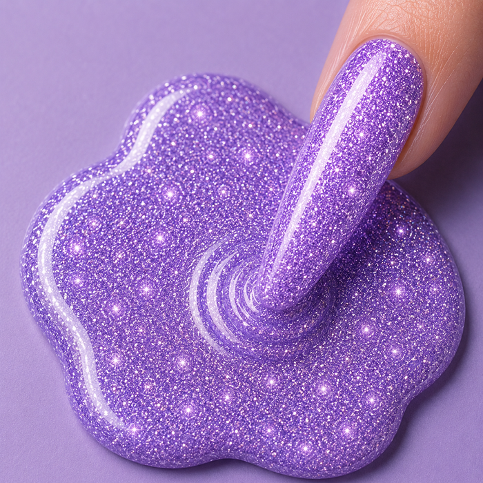 Extreme Violet - The Disco Drip Reflective Glitter Collection - Drip Lab Nail Co.