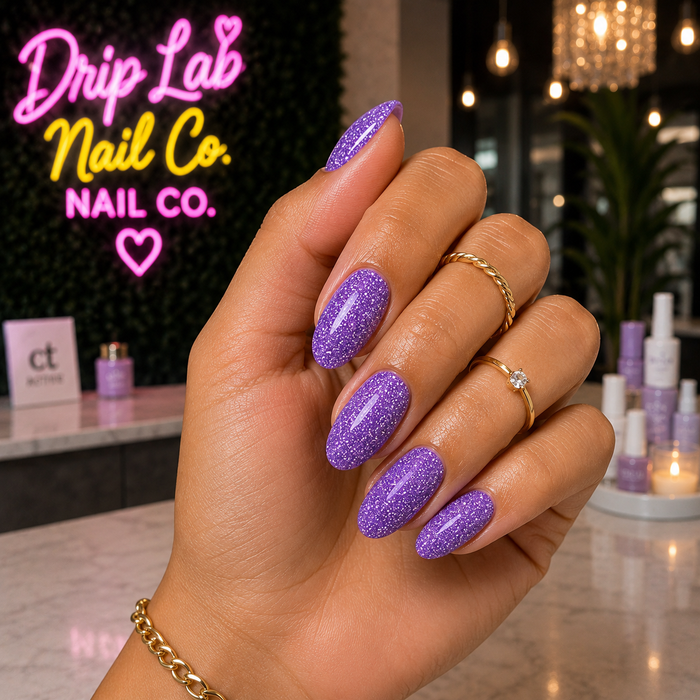Extreme Violet - The Disco Drip Reflective Glitter Collection - Drip Lab Nail Co.