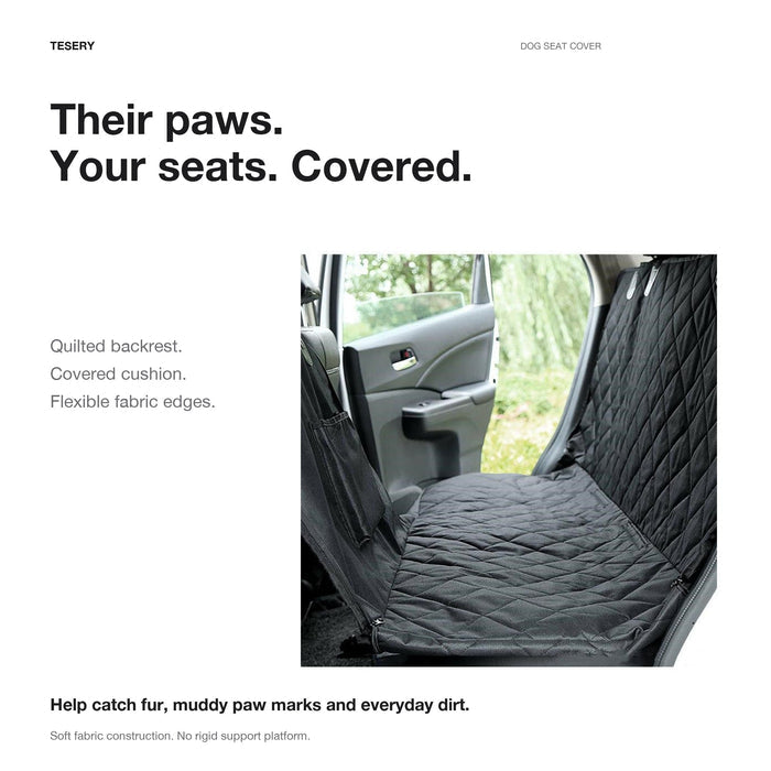 Waterproof Dog Seat Cover for Back Seat for Model 3/Y/S/X/Cybertruck - Tesery Official Store
