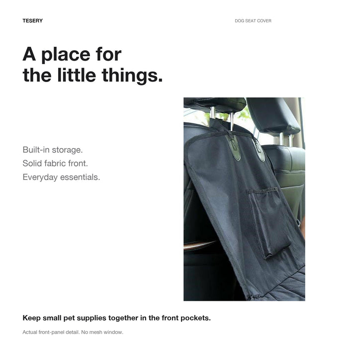 Waterproof Dog Seat Cover for Back Seat for Model 3/Y/S/X/Cybertruck - Tesery Official Store