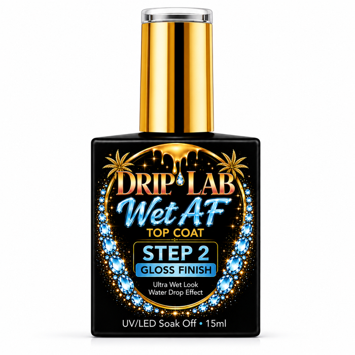 Wet A.F. Water Drop Top Coat System - Drip Lab Nail Co.
