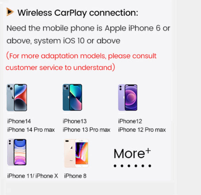 Wireless CarPlay Adapter for Tesla Model 3 Model Y 2018-2023 (Left-hand drive ONLY) - Tesery Official Store