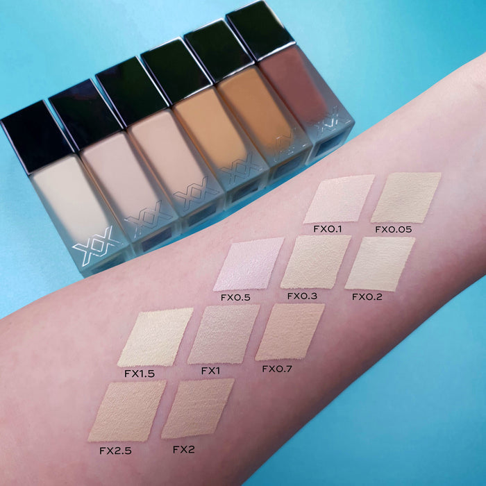 XX Revolution Liquid Skin FauXXdation Double FiXX Foundation