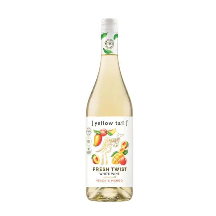 buy Yellow Tail Twist Peach & Mango White Wine 750ml online BLII liquor