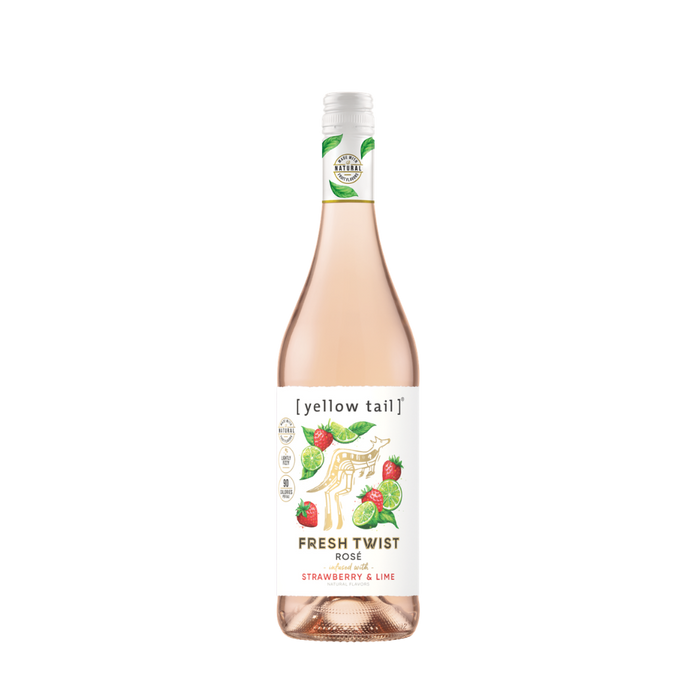 buy Yellow Tail Twist Strawberry Lime Rosé Wine 750ml online BLII liquor